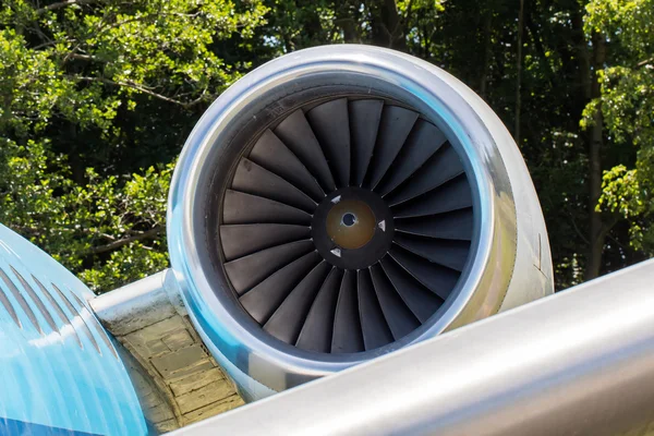 Motor de um avião — Fotografia de Stock