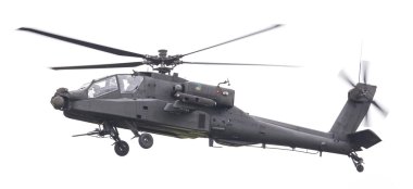 Leeuwarden, Hollanda - 11 Haziran 2016: Boeing Ah-64 Apache 