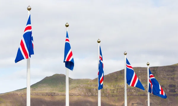 Vlag van IJsland - vlag van IJsland — Stockfoto