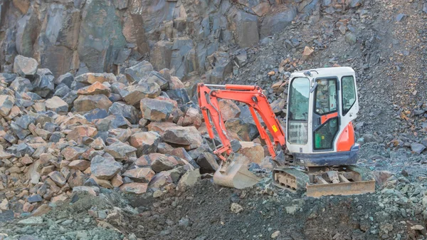 Petit bulldozer orange — Photo