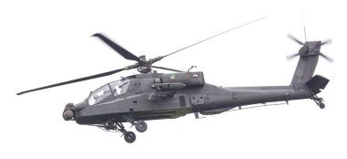 Leeuwarden, Hollanda - 11 Haziran 2016: Boeing Ah-64 Apache 