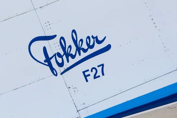 LELYSTAD, THE NETHERLANDS - JUNE 9, 2016: Fokker F27-200MAR Frie — Stock Photo, Image