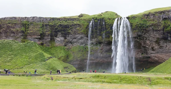 Seljalandsfoss-冰岛-详细信息 — 图库照片