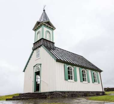 Beyaz Kilise Thingvellir Milli Parkı'nda-İzlanda