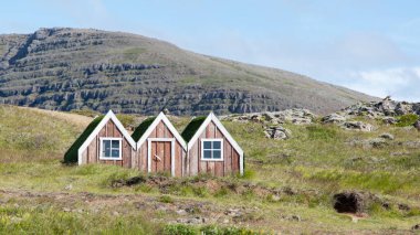 İzlanda'daki küçük oyuncak elf evi