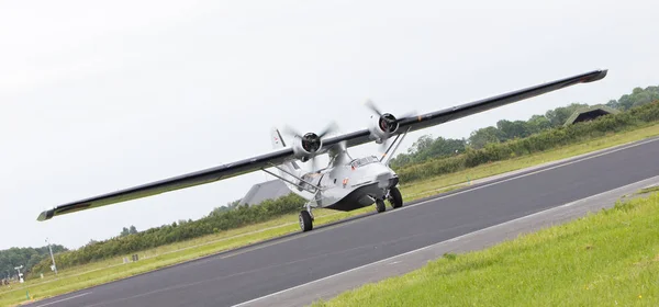 LEEUWARDEN, NETHERLANDS - 11 iunie: Consolidated PBY Catalina in — Fotografie, imagine de stoc