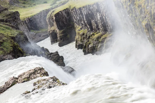 Водопад Гульффельда - Исландия - 1: 0 — стоковое фото