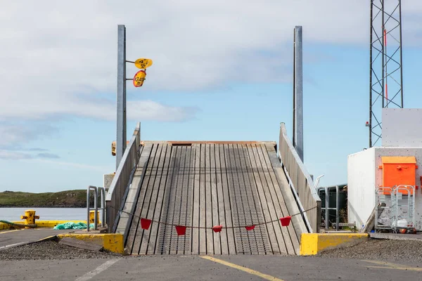 Ramp in a small harbour — Stock Photo, Image