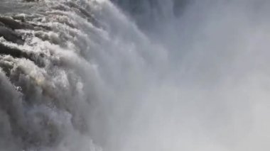 Gullfoss şelale - İzlanda - ayrıntı
