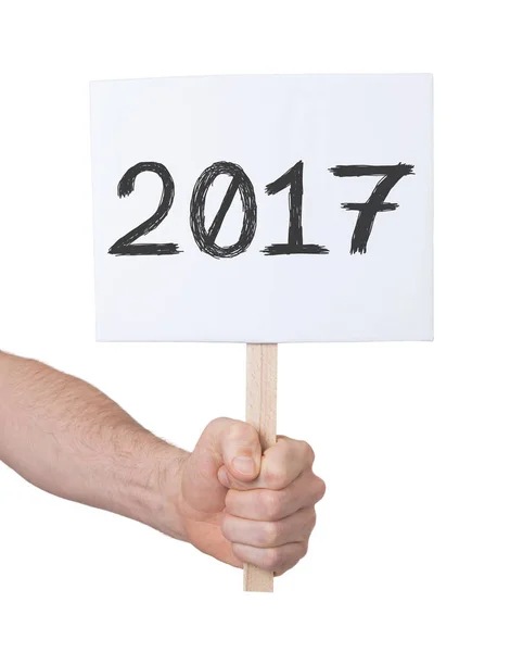 Firma con un numero - L'anno 2017 — Foto Stock