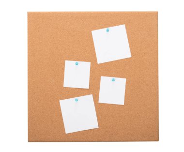 Not kağıdı ile Vintage mantar pano