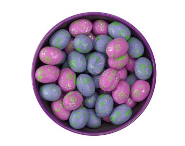 renkli çikolata Paskalya yumurtaları