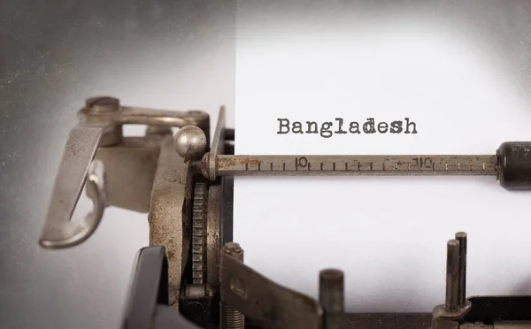 Vecchia macchina da scrivere - Bangladesh — Foto Stock