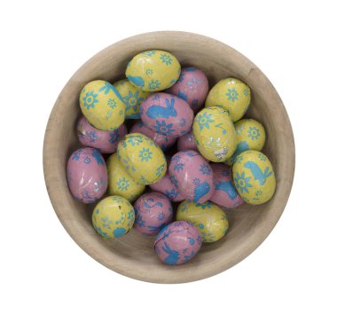 renkli çikolata Paskalya yumurtaları