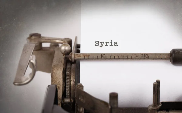 Oude schrijfmachine - Syrië — Stockfoto