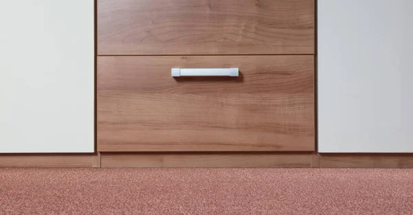 Modern cupboard with drawers — Stock Photo, Image