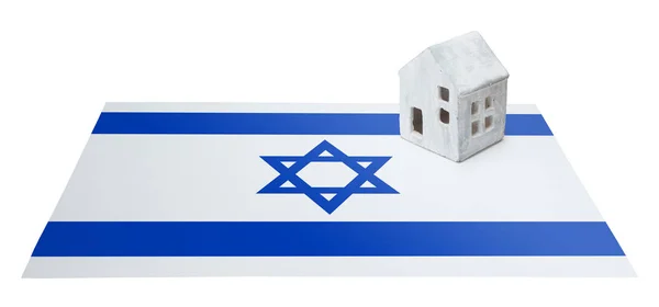 Mały dom na flagę - Izrael — Zdjęcie stockowe