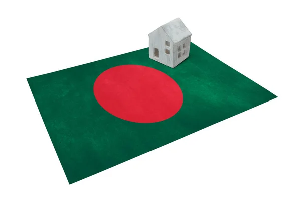 フラグ - バングラデシュの小さな家 — ストック写真