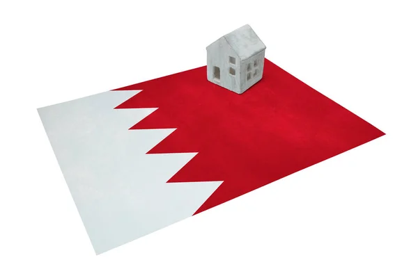Häuschen auf Fahne - Bahrain — Stockfoto