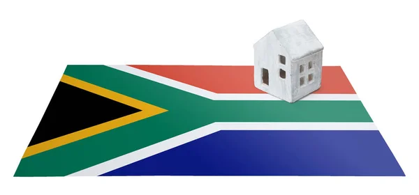 La casita sobre la bandera - Sudáfrica — Foto de Stock