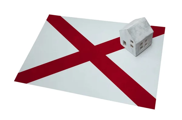 Huisje op een vlag - Alabama — Stockfoto