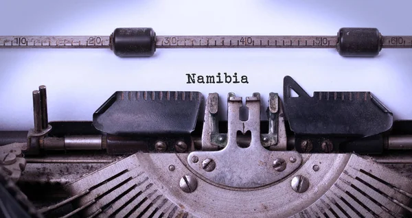 Máquina de escribir antigua - Namibia — Foto de Stock