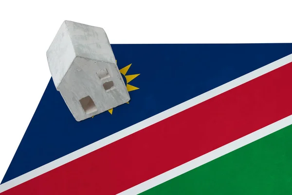 Small house on a flag - Namibia — Stock Photo, Image