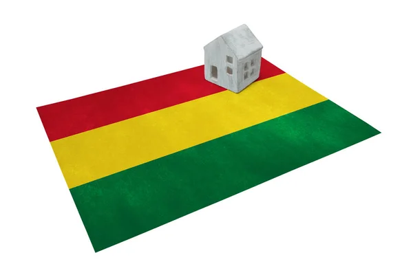Piccola casa su una bandiera - Bolivia — Foto Stock