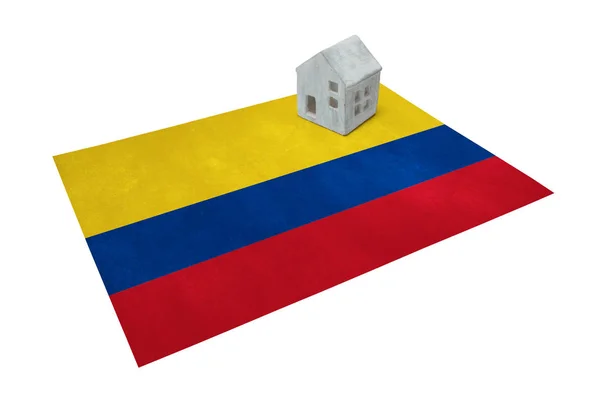 Pequeña casa en bandera - Colombia —  Fotos de Stock