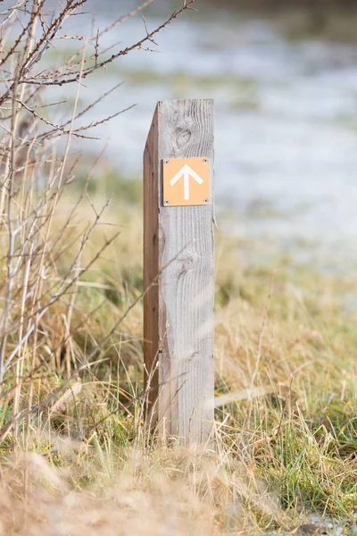 Public footpath sign