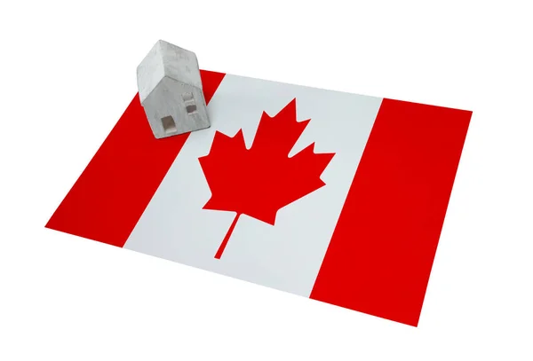 Huisje op een vlag - Canada — Stockfoto