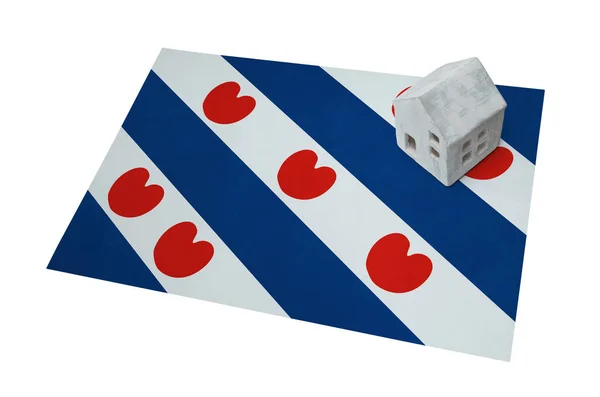 Mały dom na flagę - Friesland — Zdjęcie stockowe