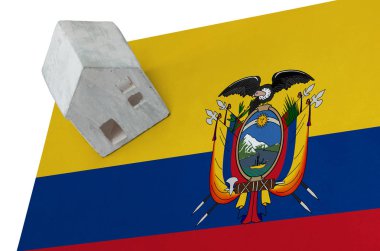 Bir bayrak - Ekvator üzerinde küçük ev