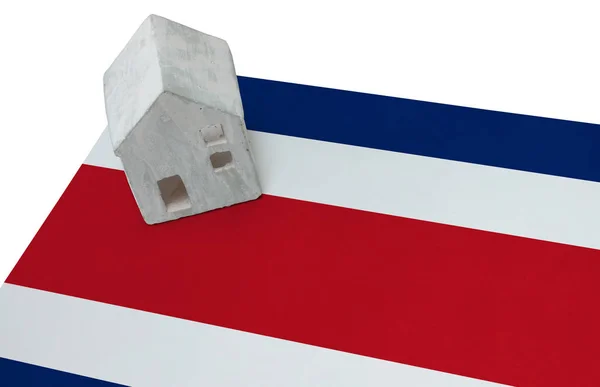 Petite maison sur un drapeau - Costa Rica — Photo