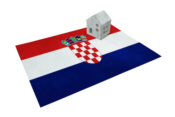 Small house on a flag - Honduras — Stock Photo, Image