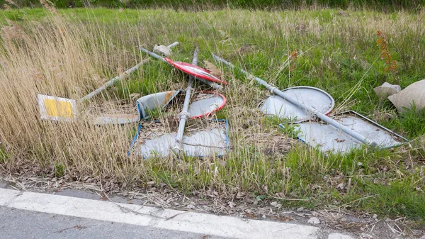 Camino abandonado en los Países Bajos —  Fotos de Stock