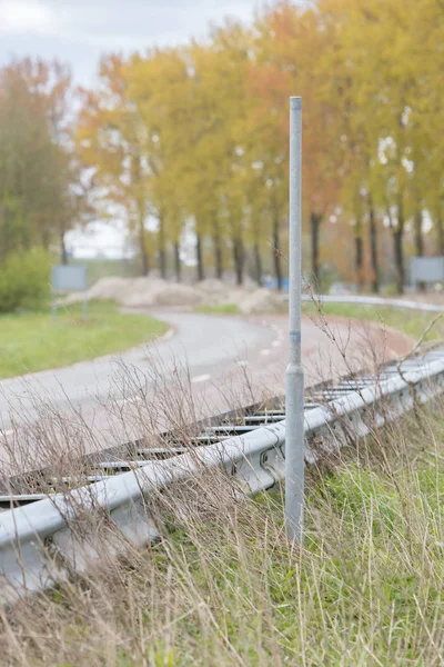 Verlassene Straße in den Niederlanden — Stockfoto