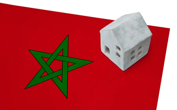 La casita sobre la bandera - Marruecos —  Fotos de Stock