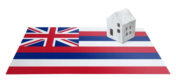 Malý domek na vlajce - Havaj — Stock fotografie