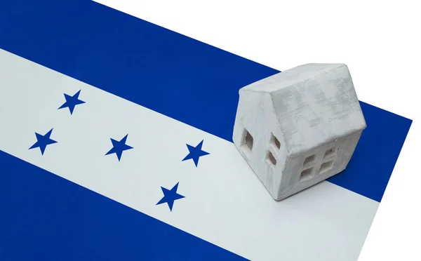 Small house on a flag - Honduras — Stock Photo, Image