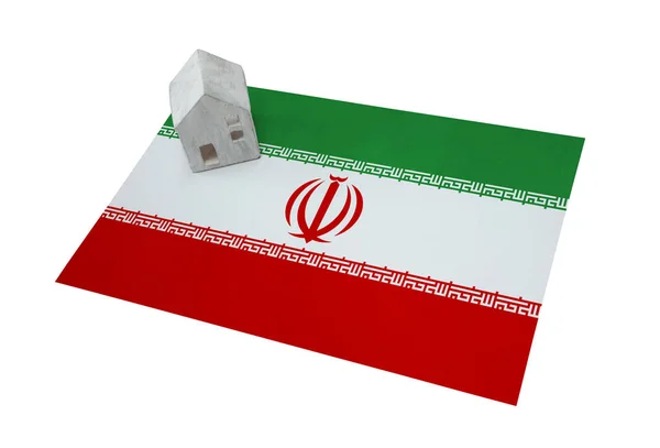 Petite maison sur un drapeau - Iran — Photo