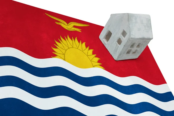 Huisje op een vlag - Kiribati — Stockfoto