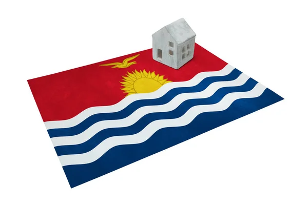 Petite maison sur drapeau - Kiribati — Photo
