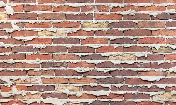 오래 된 빈티지 벽돌 벽의 배경 — 스톡 사진