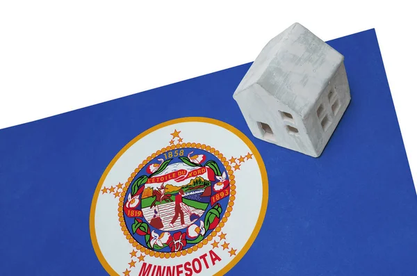 Petite maison sur un drapeau - Minnesota — Photo