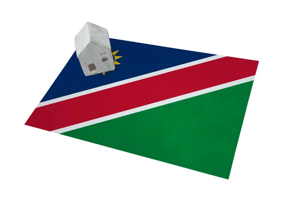 Small house on a flag - Namibia — Stock Photo, Image