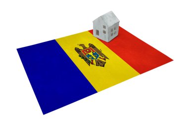 Bir bayrak - Moldova küçük tatil evi