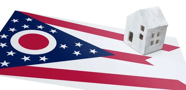 Huisje op een vlag - Ohio — Stockfoto