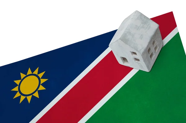 Small house on a flag - Namibia — Stock Photo, Image