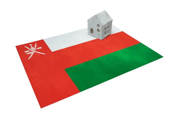 Mały dom na flagę - Oman — Zdjęcie stockowe